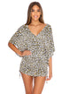 Luli Fama Wild Side  V-NECK DRESS